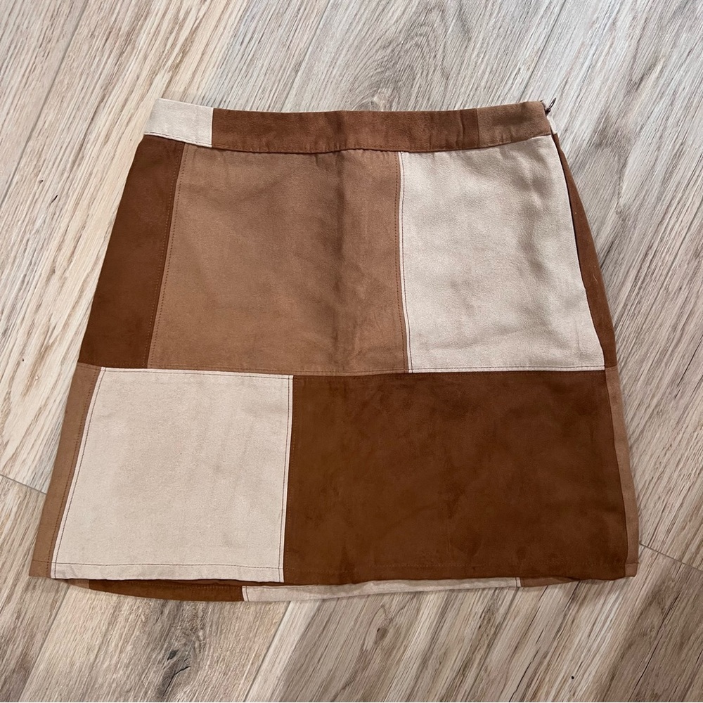 colorblock hollister mini skirt size small